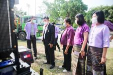 นายณัฐวุฒิ ทวีเกื้อกูลกิจ นายกองค์การบริหารส่วนจังหวัดตาก และ ว่าที่ ดร.ฑีฆะพล ทวีเกื้อกูลกิจ รองนายกองค์การบริหารส่วนจังหวัดตาก พร้อมด้วยคณะผู้บริหารและหัวหน้าส่วนราชการ ตรวจติดตามการจัดซื้อเครื่องสูบน้ำที่ทางสำนักช่าง