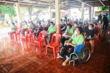 รองนายกองค์การบริหารส่วนจังหวัดตาก เป็นประธานในพิธีเปิดโครงการฝึกอบรมทักษะและพัฒนาคุณภาพชีวิตคนพิการ ประจำปีงบประมาณ พ.ศ. 2565 รุ่นที่ 2