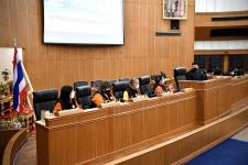 เข้าร่วมการประชุมหารือการดำเนินโครงการอุทยานธรณีไม้กลายเป็นหินตาก ร่วมกับ กรมทรัพยากรธรณี