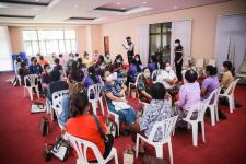 เป็นประธานในพิธีเปิดโครงการฝึกอบรมเสริมสร้างครอบครัวเข้มแข็งของสตรีและบุคคลในครอบครัว ประจำปีงบประมาณ พ.ศ. 2565 รุ่นที่ 3