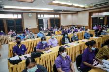 นายกองค์การบริหารส่วนจังหวัดตาก เป็นประธานในพิธีเปิดโครงการฝึกอบรมส่งเสริมการดูแลสุขภาพอนามัยที่ดีของสตรีและบุคคลในครอบครัว ประจำปีงบประมาณ พ.ศ. 2565 พร้อมด้วยว่าที่ ดร.ฑีฆะพล ทวีเกื้อกูลกิจ รองนายกองค์การบริหารส่วนจังหวัดตาก 