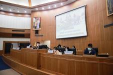 นายก อบจ.ตาก เป็นประธานการประชุมคณะกรรมการพัฒนาองค์การบริหารส่วนจังหวัดตาก ครั้งที่ 2/2565