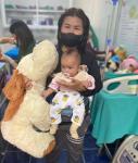 รพ.สต.บ้านสันป่าไร่ ฉีดวัคซีนเด็กอายุ0-5ปี,ตรวจสุขภาพช่องปาก,เคลือบฟลูออไรด์,เจาะเลือดตรวจhct,จ่ายยาpara syr,ferrous syr และแจกของให้เด็ก ๆ ทุกคน