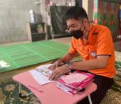 9 มีนาคม 2566 จนท.รพ.สต.บ้านสันป่าไร่ ออกหน่วยฉีดวัคซีน,เจาะเลือดตรวจhct,จ่ายยาpara syr,ferrous syr เด็กม.6 บ้านห้วยกระทิง