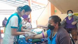 15/3/66 รพ.สต.บ้านสันป่าไร่ เจาะเลือด pt NCD กลุ่ม 3 (HT) และกลุ่มสงสัยป่วย DM รวม 32 ราย