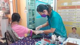 15/3/66 รพ.สต.บ้านสันป่าไร่ เจาะเลือด pt NCD กลุ่ม 3 (HT) และกลุ่มสงสัยป่วย DM รวม 32 ราย