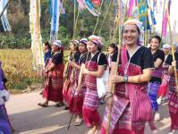 27/4/66 จนท.รพ.สต.บ้านสันป่าไร่ ร่วมงานประเพณีสรงน้ำพระธาตุ ประจำปี พ.ศ. 2566 จัดโดยองค์การบริหารส่วนตำบลพระธาตุ ณ สำนักสงฆ์บ้านตีนธาตุ