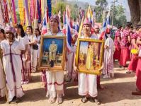 27/4/66 จนท.รพ.สต.บ้านสันป่าไร่ ร่วมงานประเพณีสรงน้ำพระธาตุ ประจำปี พ.ศ. 2566 จัดโดยองค์การบริหารส่วนตำบลพระธาตุ ณ สำนักสงฆ์บ้านตีนธาตุ