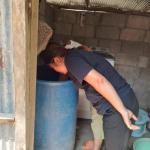 4/5/66 อสม.ม.2 บ้านตีนธาตุและม.3บ้านป่าไร่เหนือสำรวจและทำลายแหล่งเพาะพันธ์ลูกน้ำยุงลาย 100 เมตร รอบบ้านงานศพและงานแต่งงาน