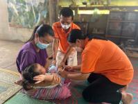 11/5/66 จนท.รพ.สต.บ้านสันป่าไร่ ออกหน่วยฉีดวัคซีนเด็กอายุ 0-5 ปี,เจาะเลือดตรวจ hct ,จ่ายยา para/ferrous syr ,ยืนยันตัวตน(Authen) พื้นที่ หมู่ 6 บ้านห้วยกระทิง ต.พระธาตุ