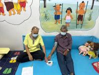 16/5/66 รพ.สต.บ้านสันป่าไร่ วัดความดันโลหิต,เจาะเลือด,ชั่งน้ำหนัก,วัดรอบเอว,ทำAuthenยืนยันตัวตน ผู้ป่วยโรคความดันโลหิตสูง(กลุ่ม2/3) ที่รับยาที่ รพ.สต.บ้านสันป่าไร่ จำนวน 52 ราย