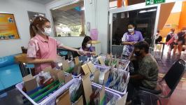 23/5/66 ช่วงบ่าย รพ.สต.บ้านสันป่าไร่ ให้บริการจ่ายยาผู้ป่วยโรคความดันโลหิตสูง (กลุ่ม 2/3) ที่รับยาที่ รพ.สต.จำนวน 52 ราย