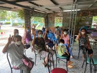 7/6/66 ช่วงเช้า รพ.สต.บ้านสันป่าไร่ รณรงค์ฉีดวัคซีนป้องกันไข้หวัดใหญ่ กลุ่มเสี่ยง รอบแรก มีผู้มารับบริการ 106 ราย รอบต่อไป(วันที่21)กลุ่มเด็กอายุ 6 เดือน ถึง 2ปี 11เดือน