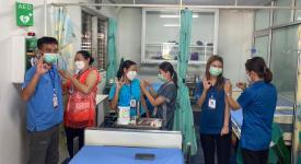 16/6/66 รพ.สต.บ้านสันป่าไร่ ฉีดวัคซีนป้องกันไข้หวัดใหญ่ แก่บุคลากรกลุ่มเสี่ยง จำนวน 8 ราย