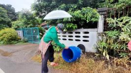 18/6/66 จนท.รพ.สต.บ้านสันป่าไร่ร่วมกับอสม.ม.3บ้านจบปิ ควบคุมโรคไข้เลือดออกรอบ2 เคสดญ.เพ็ญพิชชา ธาราคีรีและรอบแรก ดช.ณัฐคุณ พงษ์ไทย