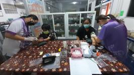 20 มิ.ย.66 จนท.รพ.สต.บ้านสันป่าไร่ เจาะเลือด,ตรวจปัสสาวะ คนไข้โรคความดันโลหิตสูง ที่รับยาที่ รพ.สต.บ้านสันป่าไร่ จำนวน 16 ราย