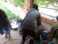 10/7/66 จนท.รพ.สต.บ้านสันป่าไร่ ร่วมกับอสม.ม.2บ้านตีนธาตุ ควบคุมโรคไข้เลือดออก รอบแรกเคส นส.ชนิดา เจนชลธี เคสผู้ป่วยอำเภอแม่สอดกลับมารักษาที่รพ.แม่ระมาด