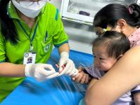 12/7/66 รพ.สต.บ้านสันป่าไร่ ให้บริการฉีดวัคซีนเด็กอายุ 0-5 ปี จำนวน 29 ราย และมีบริการเคลือบฟลูออไรด์/ให้ความรู้เรื่องการดูแลสุขภาพช่องปาก , การยืนยันตัวตน(Authentication) , เจาะเลือดตรวจความเข้มข้นของเลือด(Hct) , จ่ายยา Para syr/Ferrous syr