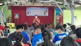 20766 จนท.รพ.สต.บ้านสันป่าไร่ร่วมกับเครือข่ายคุ้มครองผู้บริโภคตำบลพระธาตุจัดอบรมโครงการชุมชนก้าวไกลไปกับงานคุ้มครองผู้บริโภค ณ โรงเรียนบ้านสันป่าไร่ มีผู้เข้าร่วมอบรม จำนวน 100 คน