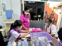 25/7/66 รพ.สต.บ้านสันป่าไร่ ให้บริการจ่ายยาผู้ป่วยโรคไม่ติดต่อ กลุ่ม 1 (โรคเบาหวาน) ที่รับยาที่ รพ.สต.บ้านสันป่าไร่ จำนวน 21 ราย