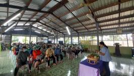 30/8/66 รพ.สต.บ้านสันป่าไร่ ร่วมกับกลุ่มผู้สูงอายุบ้านสันป่าไร่ จัดอบรมโครงการส่งเสริมสุขภาพผู้สูงวัย จิตแจ่มใส ร่างกายแข็งแรง โดยมีวิทยากรจากฝ่ายแพทย์แผนไทย รพ.แม่ระมาด ณ หอประชุมโรงเรียนบ้านสันป่าไร่ มีผู้สูงอายุเข้าร่วมกิจกรรม จำนวน 100 คน