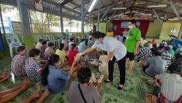 30/8/66 รพ.สต.บ้านสันป่าไร่ ร่วมกับกลุ่มผู้สูงอายุบ้านสันป่าไร่ จัดอบรมโครงการส่งเสริมสุขภาพผู้สูงวัย จิตแจ่มใส ร่างกายแข็งแรง โดยมีวิทยากรจากฝ่ายแพทย์แผนไทย รพ.แม่ระมาด ณ หอประชุมโรงเรียนบ้านสันป่าไร่ มีผู้สูงอายุเข้าร่วมกิจกรรม จำนวน 100 คน