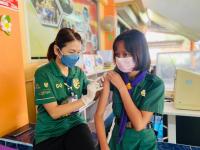 6966 รพ.สต.บ้านสันป่าไร่ ฉีดวัคซีน HPV(ป้องกันโรคมะเร็งปากมดลูก)นักเรียนหญิง ชั้น ป.5 ถึง ม.3 จำนวน 7 ร.ร. รวมทั้งหมด 74 ราย