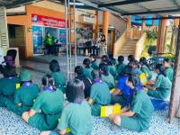 6966 รพ.สต.บ้านสันป่าไร่ ฉีดวัคซีน HPV(ป้องกันโรคมะเร็งปากมดลูก)นักเรียนหญิง ชั้น ป.5 ถึง ม.3 จำนวน 7 ร.ร. รวมทั้งหมด 74 ราย