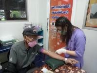 19/9/66 รพ.สต.บ้านสันป่าไร่ เจาะเลือด pt NCD กลุ่ม 3 จำนวน 21 คน