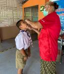 20/9/66 รพ.สต.บ้านสันป่าไร่ ฉีดวัคซีนนักเรียน (รอบที่ 3) จำนวน 5 โรงเรียน 42 คน