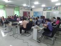 10/10/66 รพ.แม่ระมาด จัดอบรมการบันทึกข้อมูลบริการต่าง ๆ (เพื่อจัดเก็บรายได้จากงบ สปสช.หมวด fee schedule และ e claim ) ให้แก่สถานบริการสาธารณสุขทุกแห่งในอำเภอแม่ระมาด ที่ สำนักงานสาธารณสุขอำเภอแม่ระมาด