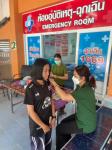 11/10/66 รพ.สต.บ้านสันป่าไร่ ฉีดวัคซีนป้องกันโรคมะเร็งปากมดลูก(HPV) เข็ม 1 กลุ่มประชาชนทั่วไป ให้แก่สตรีอายุ 15-45 ปี จำนวน 250 คน