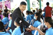 นายกองค์การบริหารส่วนจังหวัดตาก เป็นประธานเปิดการรณรงค์ควบคุมป้องกันโรคไข้เลือดออก โรคไข้มาลาเรีย และการส่งมอบครุภัณฑ์วิทยาศาสตร์ เพื่อใช้ควบคุมป้องกันโรคระบาดในพื้นที่ ณ โรงพยาบาลส่งเสริมสุขภาพตำบลบ้านแสม อำเภอแม่ระมาด จังหวัดตาก