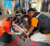 9/11/66 รพ.สต.บ้านสันป่าไร่ ออกหน่วยฉีดวัคซีนเด็กอายุ 2 เดือน ถึง 4 ปี เขต สสช.ห้วยกระทิง จำนวน 8 ราย และ เจาะเลือดตรวจ hct ,จ่ายยา para syr , ferrous syr