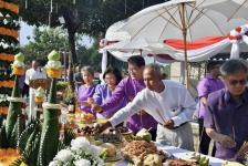 รองนายกองค์การบริหารส่วนจังหวัดตาก เป็นประธานในพิธีบวงสรวงขอพระบรมราชานุญาตจัดการแสดงละครอิงประวัติศาสตร์ประกอบแสงสีเสียงเทิดพระเกียรติสมเด็จพระเจ้าตากสินมหาราช 