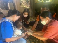 1/11/67 รพ.สต.บ้านสันป่าไร่ ออกหน่วยฉีดวัคซีนเด็กอายุ 2 เดือน ถึง 4 ปี เขต สสช.ห้วยกระทิง ที่ หมู่ 6 บ้านห้วยกระทิง จำนวน 14 ราย และ เจาะเลือดตรวจ Hct , จ่ายยา para syr , ferrous syr , แจกของเล่นให้เด็ก ๆ ทุกคน