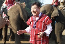 นายกองค์การบริหารส่วนจังหวัดตาก เป็นประธานเปิดโครงการส่งเสริมการท่องเที่ยว(วันช้างไทย) ณ บ้านพะยอ หมู่ 5 ตำบลวาเล่ย์ อำเภอพบพระ จังหวัดตาก