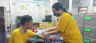 18 มี.ค.67 เวลา 07.30 น.รพ.สต.บ้านสันป่าไร่ เจาะเลือดตรวจสุขภาพ เจ้าหน้าที่ ประจำปี 2567 จำนวน 8 ราย