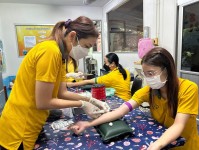 18 มี.ค.67 เวลา 07.30 น.รพ.สต.บ้านสันป่าไร่ เจาะเลือดตรวจสุขภาพ เจ้าหน้าที่ ประจำปี 2567 จำนวน 8 ราย