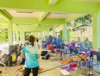 13 มี.ค.67 จนท.ทันตสาธารณสุข รพ.สต.บ้านสันป่าไร่ ร่วมกับทีมทันตกรรม อ.แม่ระมาด ออกหน่วยทันตกรรมเคลื่อนที่ รร.บ้านห้วยกระทิง ให้บริการรักษาทางทันตกรรมแก่นักเรียน จำนวน 69 รายและคณะครู จำนวน 5 ราย มีรายละเอียด ดังนี้ ขูดหินน้ำลาย จำนวน 40 ราย อุดฟัน จำนวน 2