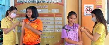 วันที่ 15 - 25 มี.ค.67 รพ.สต.บ้านสันป่าไร่ ทยอยฉีดวัคซีนป้องกันมะเร็งปากมดลูก( HPV ) เข็ม 2 ให้นักเรียนหญิงไทยอายุต่ำกว่า 15 ปี ในเขตรับผิดชอบ 7 โรงเรียน จำนวนรวมทั้งหมด 21 ราย ครบเรียบร้อยแล้ว