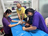 10 เม.ย.67 รพ.สต.บ้านสันป่าไร่ ฉีดวัคซีนเด็กอายุ 2 เดือน ถึง 4 ปี จำนวน 20 ราย และตรวจสุขภาพช่องปาก , เคลือบฟลูออไรด์ , ให้ทันตสุขศึกษาแก่ผู้ปกครองเด็ก , เจาะเลือดตรวจ Hct , จ่ายยา para syr และ ferrous syr , ยืนยันตัวตน