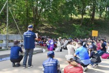 นายกองค์การบริหารส่วนจังหวัดตาก เป็นประธานในพิธีส่งมอบโครงการก่อสร้างสะพานคอนกรีตเสริมเหล็ก ข้ามลำห้วยอุ้มผางหมู่ที่ 2 บ้านแปโดทะ ตำบลอุ้มผาง เชื่อม เทศบาลตำบลอุ้มผาง อำเภออุ้มผาง จังหวัดตาก จำนวน 2 แห่ง