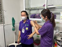 15 พ.ค.2567 รพ.สต.บ้านสันป่าไร่ ฉีดวัคซีนป้องกันไข้หวัดใหญ่ บุคลากรทางการแพทย์ ประจำปี พ.ศ.2567