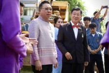 นายกองค์การบริหารส่วนจังหวัดตาก เป็นประธานในพิธี โอนมอบทรัพย์สิน รถแทร็กเตอร์ โคมัสสุ D60A (019-004) 