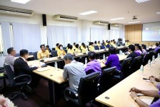 นายกองค์การบริหารส่วนจังหวัดตาก เป็นประธานในพิธี โอนมอบทรัพย์สิน รถแทร็กเตอร์ โคมัสสุ D60A (019-004) 