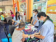 23 ก.ค.67 รพ.สต.บ้านสันป่าไร่ เจาะเลือด,วัดความดันโลหิต,ยืนยันตัวตน(Authen) ผู้ป่วยโรคเบาหวาน จำนวน 20 ราย