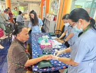 23 ก.ค.67 รพ.สต.บ้านสันป่าไร่ เจาะเลือด,วัดความดันโลหิต,ยืนยันตัวตน(Authen) ผู้ป่วยโรคเบาหวาน จำนวน 20 ราย