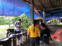 25 ก.ค. 67 จนท.รพ.สต.บ้านสันป่าไร่ ร่วมกับนักกายภาพ และผู้รับผิดชอบงาน Palliative Care รพ.แม่ระมาด ลงพื้นที่เยี่ยมบ้านและติดตามอาการ ผู้ป่วยโรคหลอดเลือดสมอง (Stroke) จำนวน 3 ราย ผู้ป่วยติดเตียง จำนวน 1 ราย ผู้ป่วยโรคมะเร็งตับ จำนวน 1 ราย ผู้ป่วยผ่าตัดหมอน