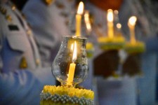 นายกองค์การบริหารส่วนจังหวัดตาก เข้าร่วมพิธีถวายเครื่องราชสักการะและวางพานพุ่ม (พุ่มเงิน-พุ่มทอง) และพิธีจุดเทียนถวายพระพรชัยมงคล